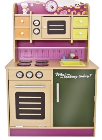 cucina per bambina in legno